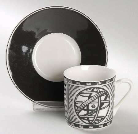 Slice of Life Flat Demitasse Cup & Saucer Set