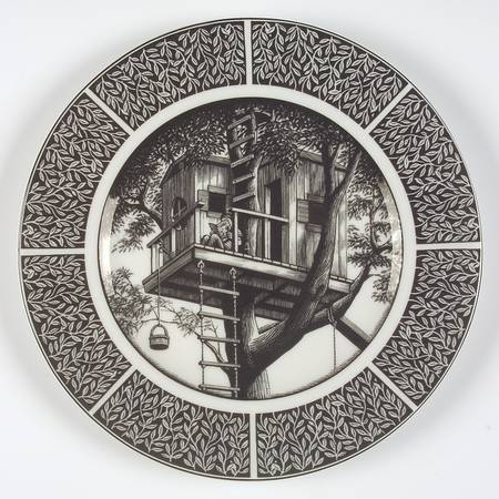Slice of Life Tree House Dinner Plate