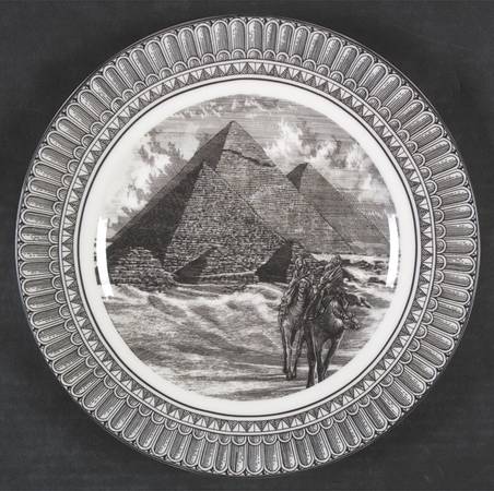 Slice of Life Great Pyramids Dinner Plate