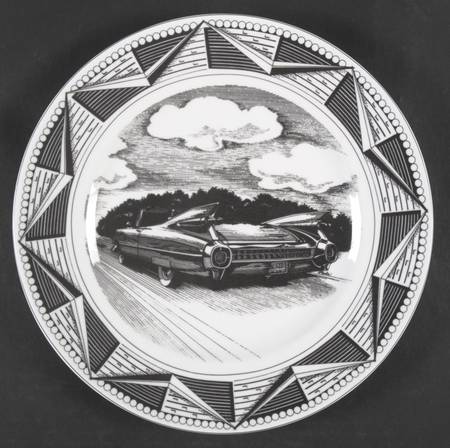 Slice of Life 1959 Cadillac Dinner Plate