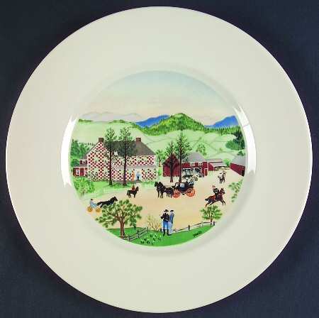 Grandma Moses Dinner Plate