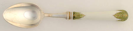 Green Leaf Dessert Spoon