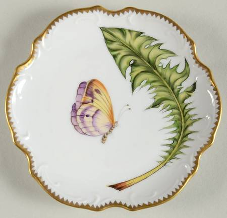 Green Leaf Bread & Butter Plate