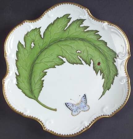 Green Leaf Dessert/Pie Plate