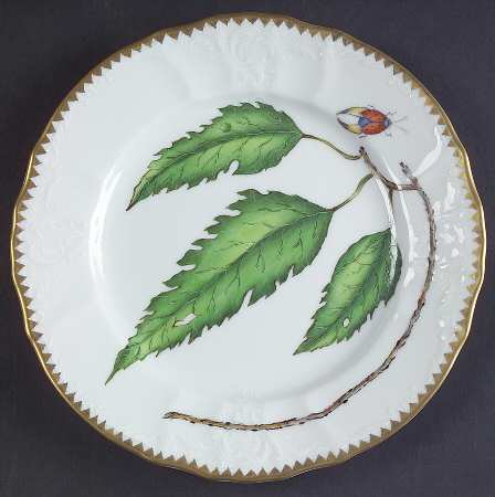 Green Leaf Salad Plate by Anna Weatherley