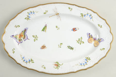 Budapest Spring 14" Oval Serving Platter
