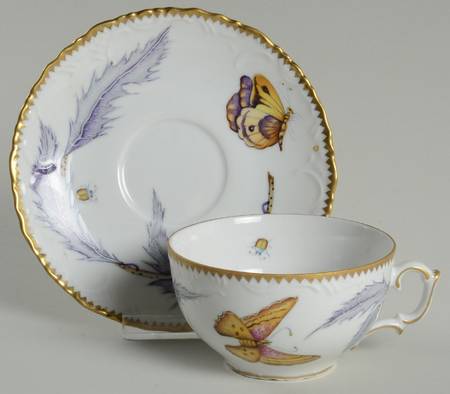 Budapest Spring Flat Cup & Saucer Set