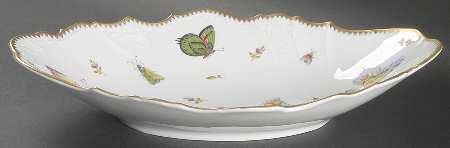 Budapest Spring 13" Oval Vegetable Bowl