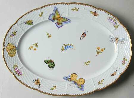 Budapest Spring 13" Oval Serving Platter