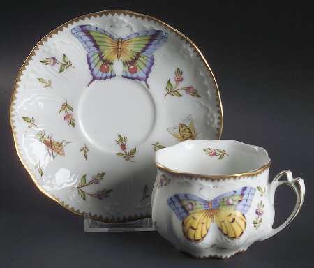 Budapest Spring Flat Cup & Saucer Set