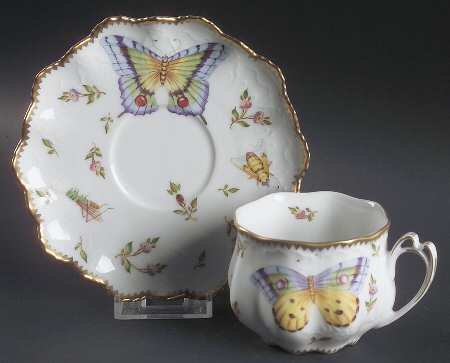 Budapest Spring Flat Cup & Saucer Set