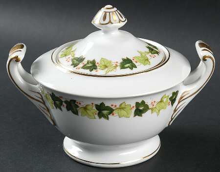 May Fair (No Ivy Around Center) Sugar Bowl & Lid