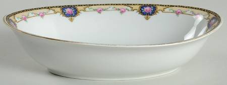 ALZ1 9" Oval Vegetable Bowl