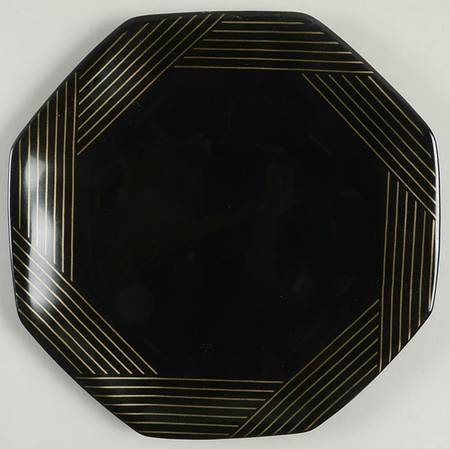 Marine Gold Salad Plate