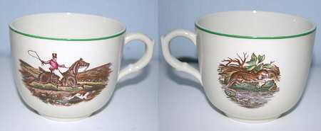 Sporting Scenes Flat Cup