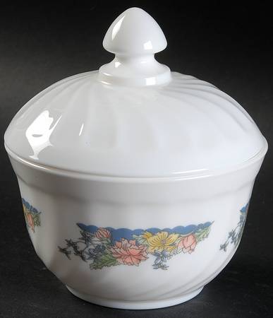 Florine Sugar Bowl & Lid