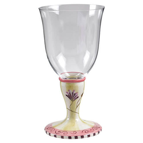 Laura Glassware Iced Tea with China Foot