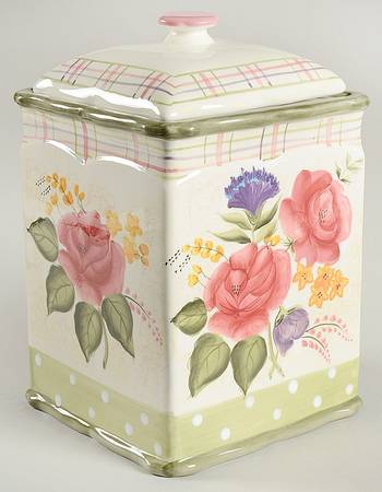 Laura Large Canister & Lid