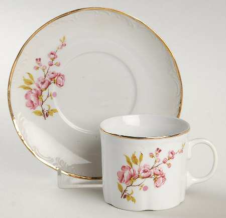 APO4 Flat Demitasse Cup & Saucer Set