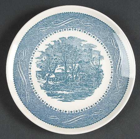 Currier & Ives Bread & Butter Plate