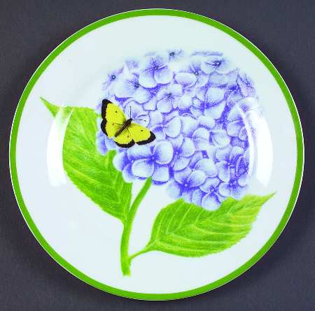 Hydrangea (3376) Salad/Dessert Plate