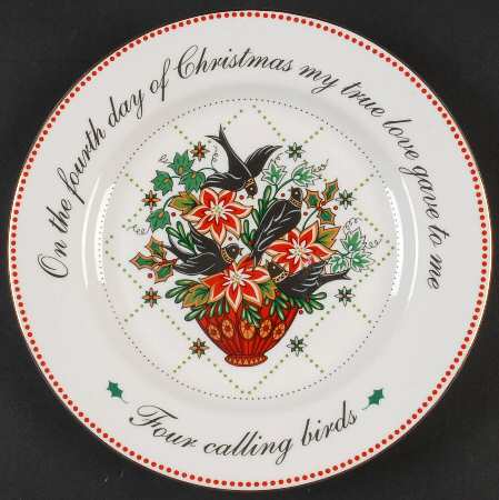 12 Days of Christmas Salad Plate
