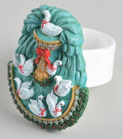 12 Days of Christmas Resin Napkin Ring