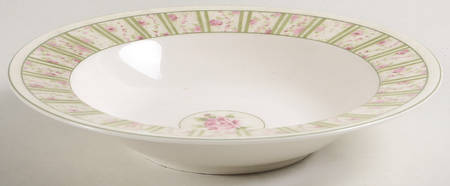 Penny's Roses Large Rim Soup Bowl