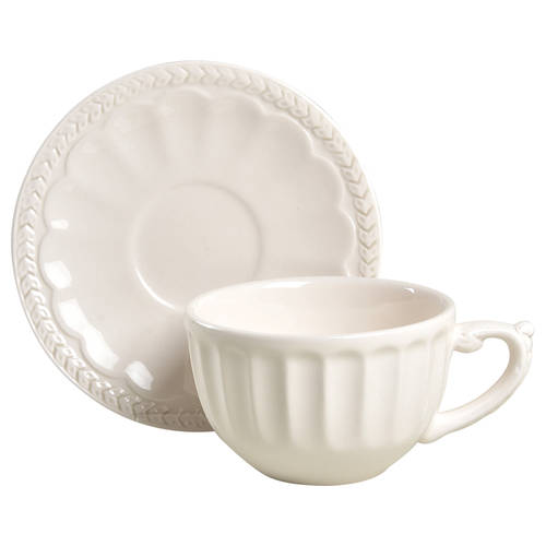 Athena (5166) Flat Cup & Saucer Set