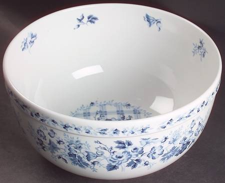 Sophia (Blue) 9" Salad Serving Bowl