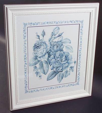 Sophia (Blue) Picture Aka Framed Art