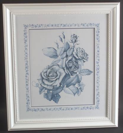 Sophia (Blue) Picture aka Framed Art