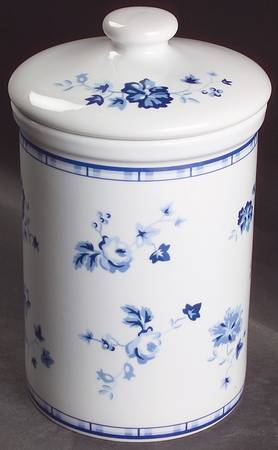 Sophia (Blue) Extra Large Canister & Lid