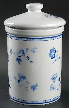 Sophia (Blue) Large Canister & Lid
