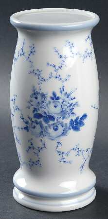 Sophia (Blue) 8" Pillar Candleholder