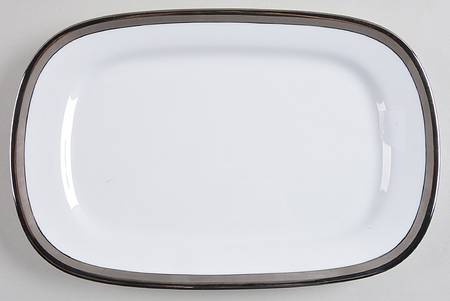 State Platinum 12" Oval Serving Platter