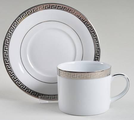 Flat Cup & Saucer Set
