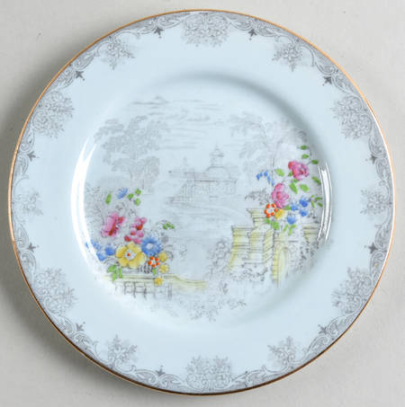Queen's Garden (Blue, Smooth) Bread & Butter Plate
