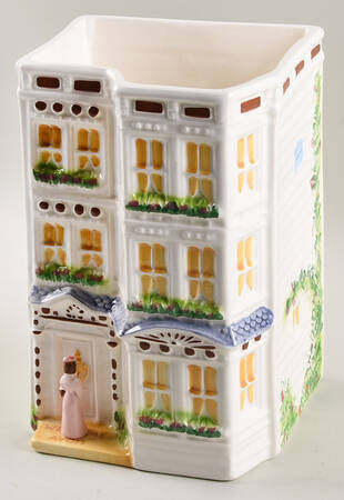 Townhouse Canister Collection (4 Pcs) Cookie Jar No Lid