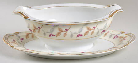 ADL12 Gravy Boat with Attached Underplate