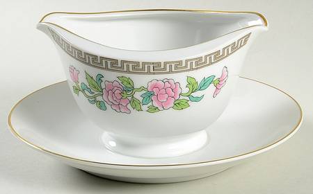 Jaipur Gravy Boat with Attached Underplate
