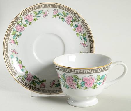 Jaipur Footed Cup & Saucer Set