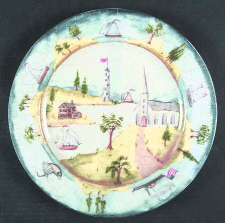 Porter's Village 12" Chop Plate (Round Platter)