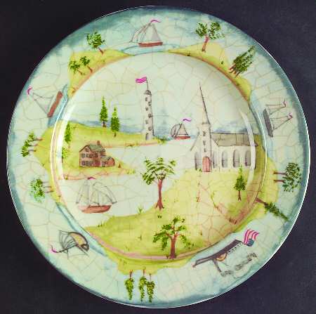 Porter's Village Salad/Dessert Plate