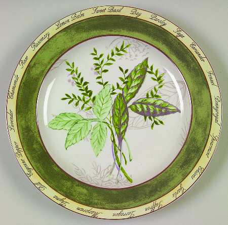 Bouquet Garni Butternut Salad/Dessert Plate