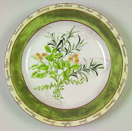 Bouquet Garni Butternut Salad/Dessert Plate