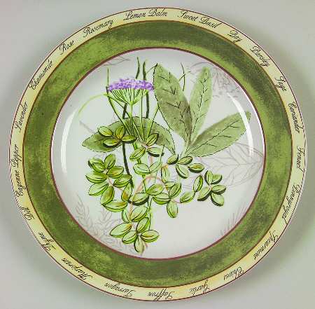 Bouquet Garni Butternut Salad/Dessert Plate