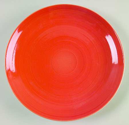 Flip Flop Coral (Orange) Salad Plate
