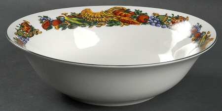 Pilgrims Harvest 9" Round Vegetable Bowl
