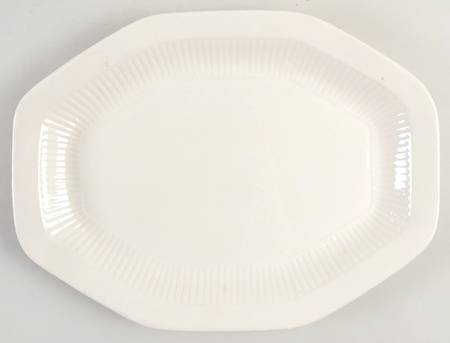 Empress (Cream) 11" Oval Serving Platter